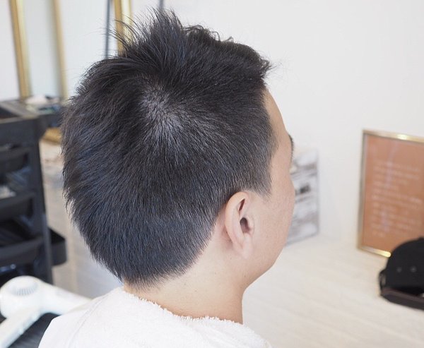 ソフモヒ風モヒカン|MARBLE hair＆nail