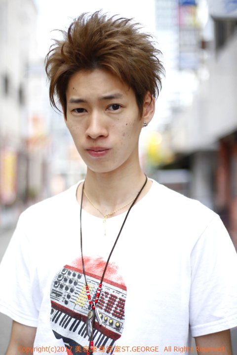 スモーキーアップバングでクールにキメよう|セントジョージ香里園店　MEN'S HAIR