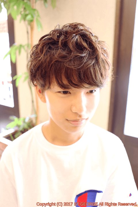 ふわふわニュアンスパーマ|セントジョージ香里園店　MEN'S HAIR