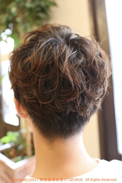 ふわふわニュアンスパーマ|セントジョージ香里園店　MEN'S HAIR