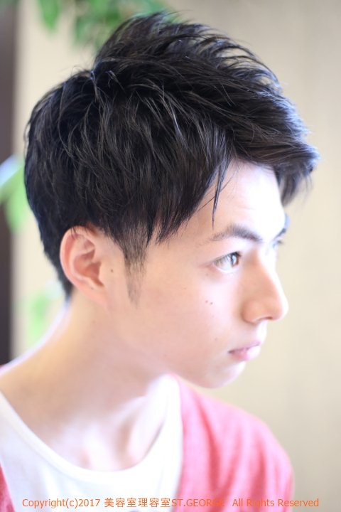 アップバング＋２ブロックスタイル|セントジョージ香里園店　MEN'S HAIR