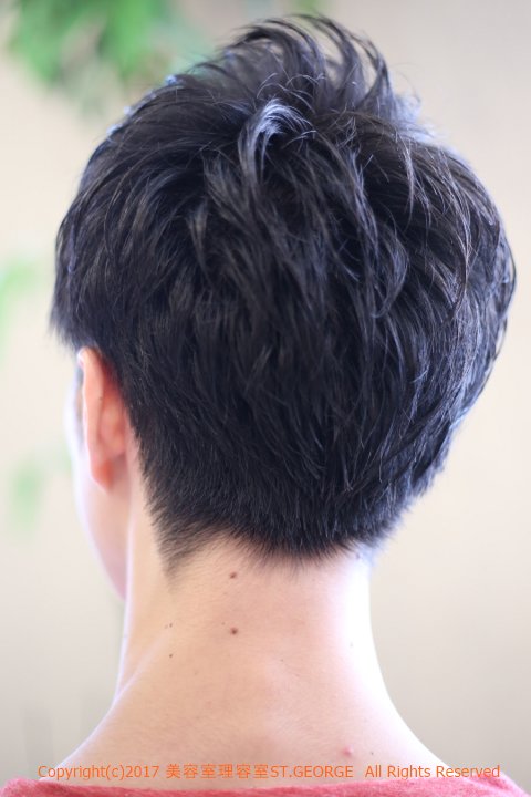 アップバング＋２ブロックスタイル|セントジョージ香里園店　MEN'S HAIR