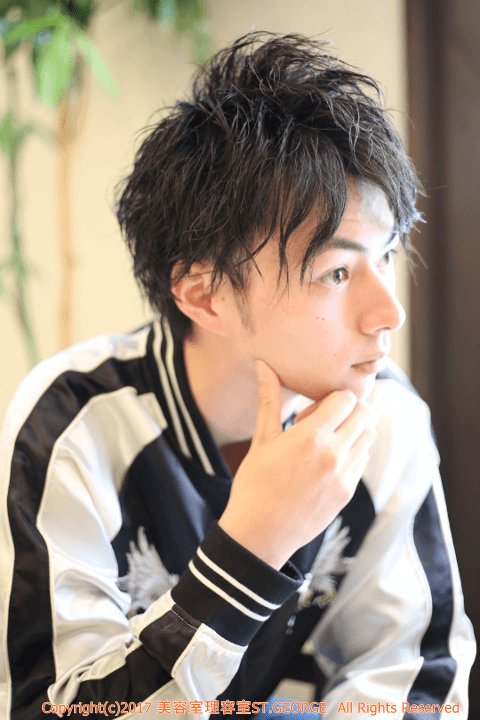 ゆるめツイストピンパーマ|セントジョージ香里園店　MEN'S HAIR