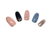 秋冬個性派ネイル|Nolaslien