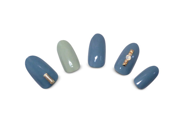 こっくりブルーネイル|Nolaslien