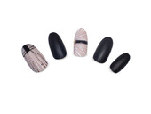 ブラック個性派ネイル|Nolaslien