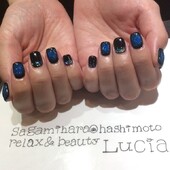 ブルーギャラクシーネイル♪|Lucia