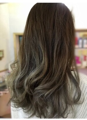シルバーアッシュ グレーアッシュ ハイライト名古屋 Feliz フェリス 愛知県 栄 矢場町 の髪型 ヘアスタイルカタログ ビューティーパーク