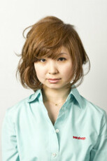 アシンメトリーのボブ|kenie