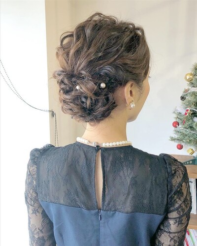 大人の波ウェーブアレンジ