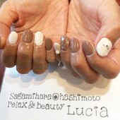 ニット＆くまネイル♪|Lucia