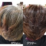 ツヤカラー（椿カラー「白髪染め」）＋カット|Ｍｏｕｌｉｎ　ｈａｉｒ