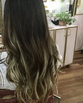 エクステンションでバレイヤージュカラー 栄フェリス|feliz