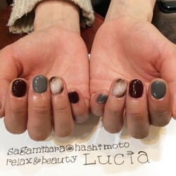 冬の大理石ネイル♪|Lucia