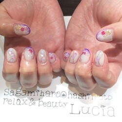振袖風ネイル♪|Lucia