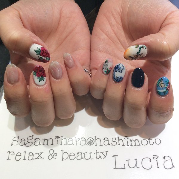 葛飾北斎ネイル|Lucia