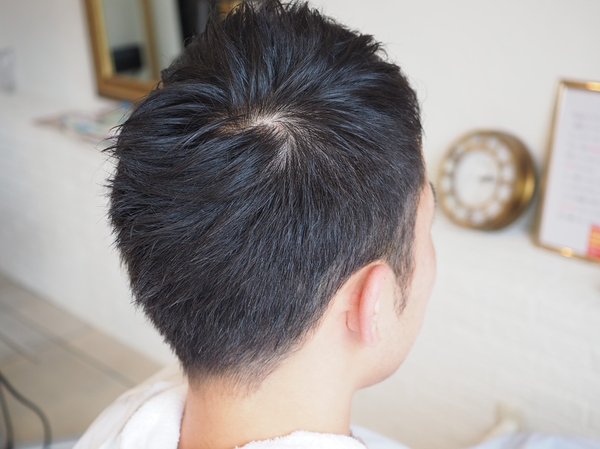 飯塚市 美容室 メンズ  ソフトモヒカン 2ブロッ|MARBLE hair＆nail