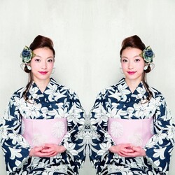 浴衣の着付け＋簡単なヘアセット3|ade atelier（アデ アトリエ）梅ヶ丘