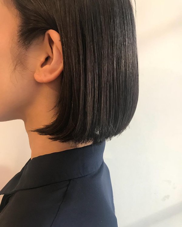 スッキリ整ったワンレングスボブ|ade atelier（アデ アトリエ）梅ヶ丘
