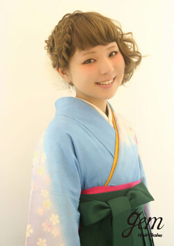 卒業式・袴アレンジ2