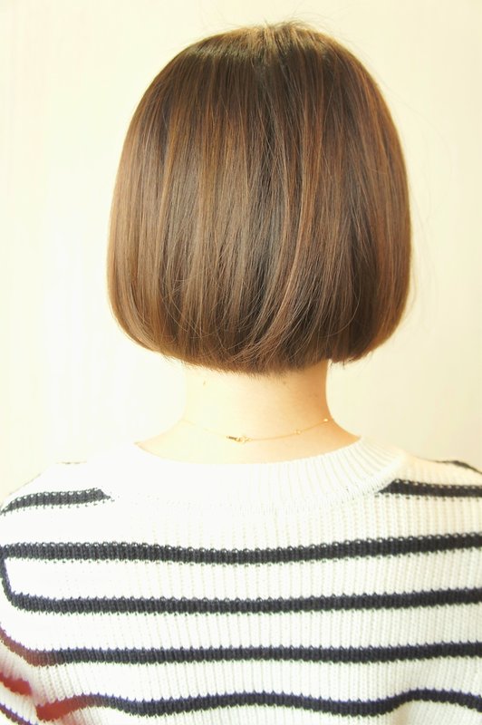 《Bridge》オリーブアッシュのショートボブ|HairSalon Bridge