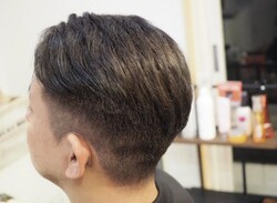 飯塚市 ラベンダー アッシュ 刈り上げ|MARBLE hair＆nail