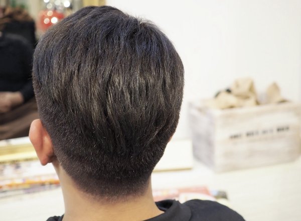 飯塚市 ラベンダー アッシュ 刈り上げ|MARBLE hair＆nail