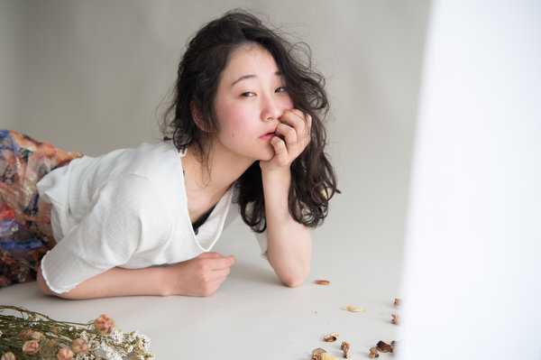 黒髪ロングパーマ|keep hair design