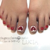 ハートラメネイル♪|Lucia