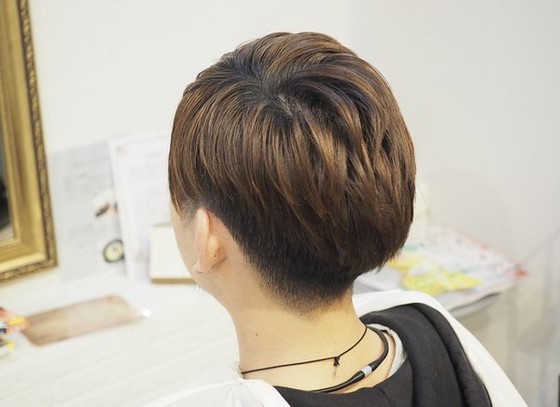 ボブ 刈り上げ ツーブロック フェード Marble Hair Nail マーブルヘアーアンドネイル 福岡県 飯塚 のメンズカタログ ビューティーパーク