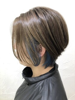 マットアッシュインナーカラー