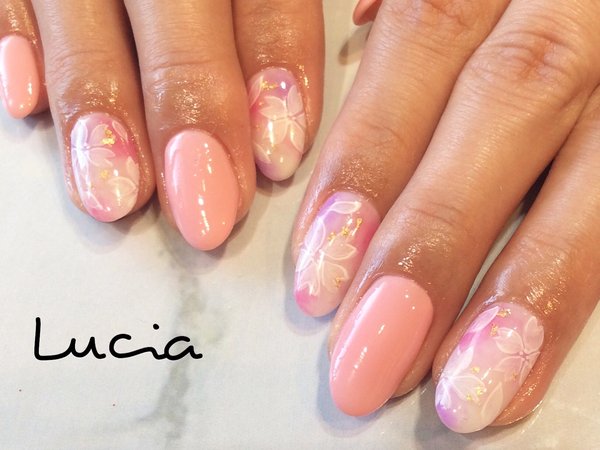 春の桜ネイル♪♪|Lucia