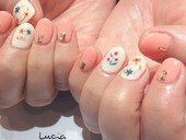 レトロフラワーネイル|Lucia