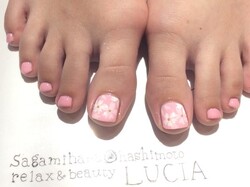 フット桜ネイル♪♪|Lucia