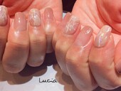 シンプル大理石ネイル★☆|Lucia