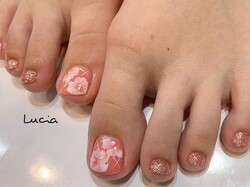 ラメフラワーネイル♪|Lucia