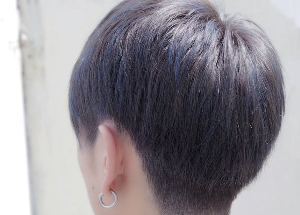 飯塚市 メンズ ブルー  アッシュ|MARBLE hair＆nail