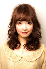 ミディアムパーマ２|cut color sumica