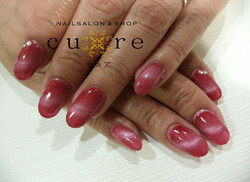 シンプルにマグネットネイル