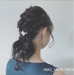 結婚式ヘアセット|HMG Mick-Tack
