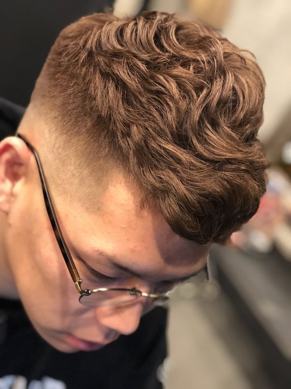 フェード×パーマ|Men's  Salon GALAN