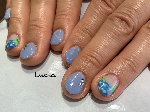 あじさいネイル|Lucia