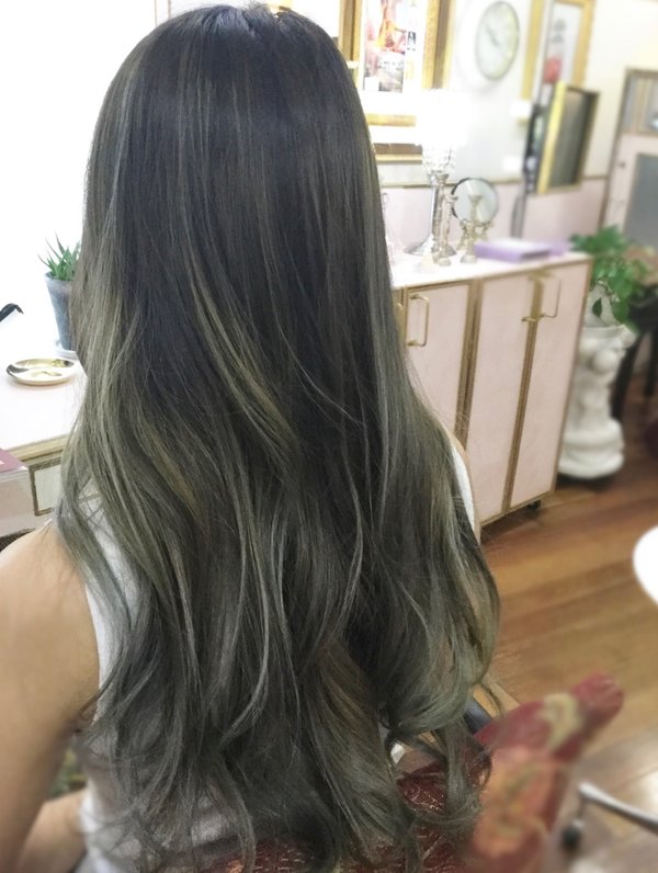 ハイライトバレイヤージュfeliz052- グレー|feliz