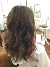 ピンクインナーカラーfeliz052- 人気ヘア♪|feliz