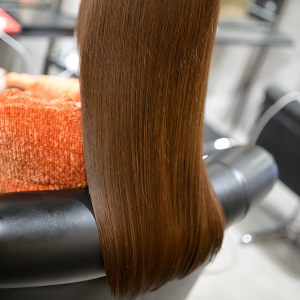 【HANS名古屋伏見】つやストレート＋アプリコット|美容室ＨＡＮＳ　名古屋　伏見