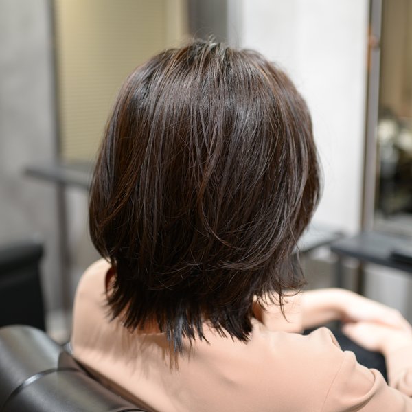 【HANS名古屋伏見】スタイリング楽☆ウルフミディ|美容室ＨＡＮＳ　名古屋　伏見