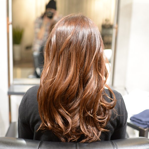 【HANS名古屋伏見】ふわ揺れ×マンダリンブラウン|美容室ＨＡＮＳ　名古屋　伏見
