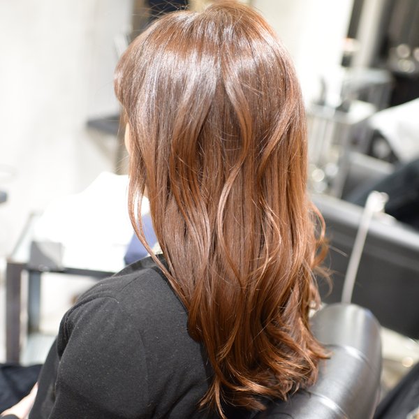【HANS名古屋伏見】ふわ揺れ×マンダリンブラウン|美容室ＨＡＮＳ　名古屋　伏見
