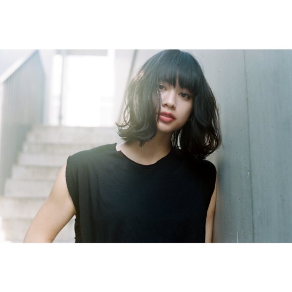 黒髪xニュアンスパーマ|ade omotesando