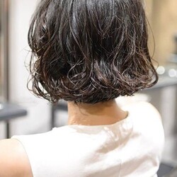 【美容室HANS名古屋伏見】重めボブ＊無造作パーマ